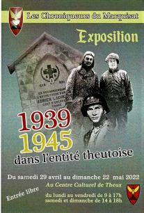 2022-04-30 - Affiche expo Guerre 39-45 à Theux et environs